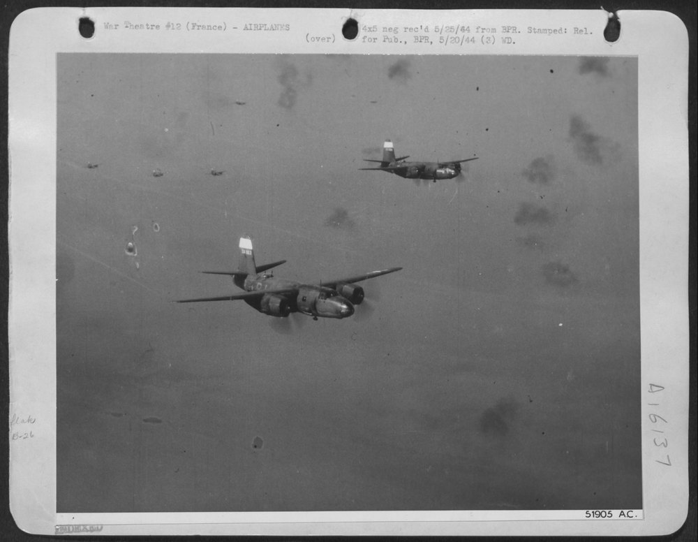 B-26 Marauders over France