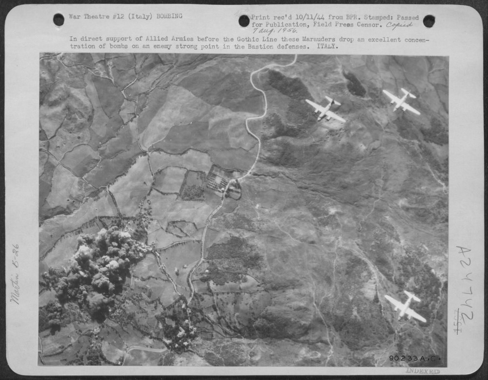 B-26 Marauders over Italy
