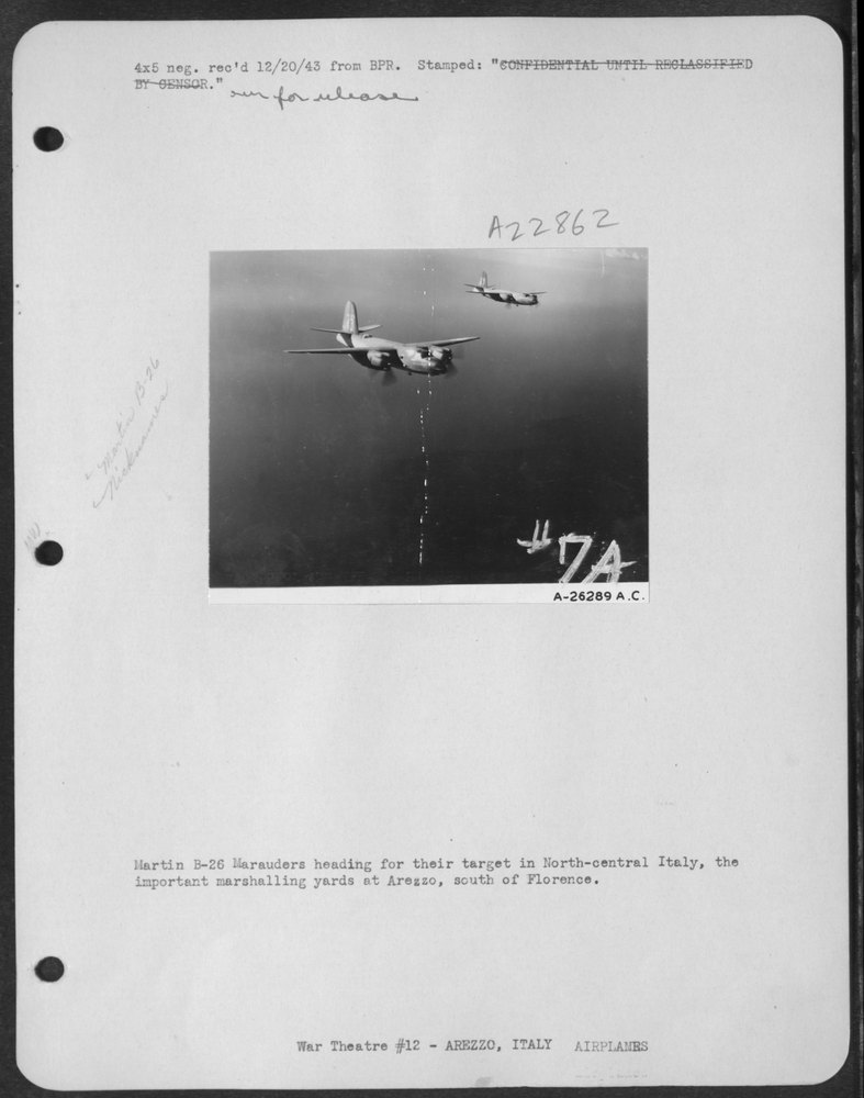 B-26 Marauders over Italy