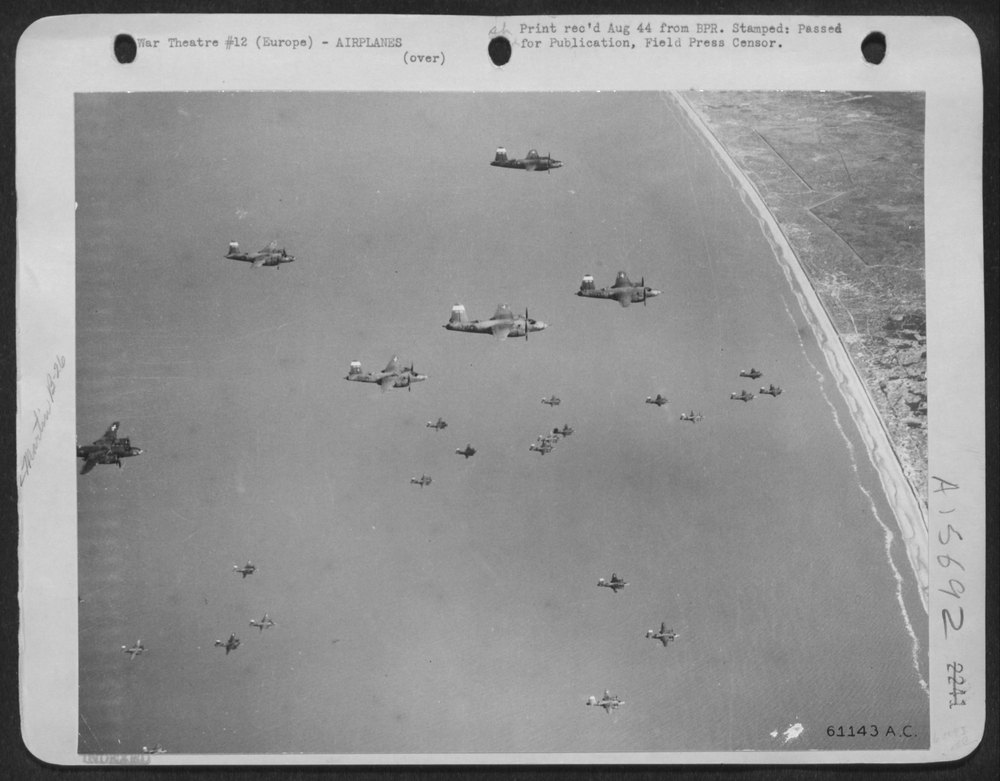 B-26 Marauders over Western Europe