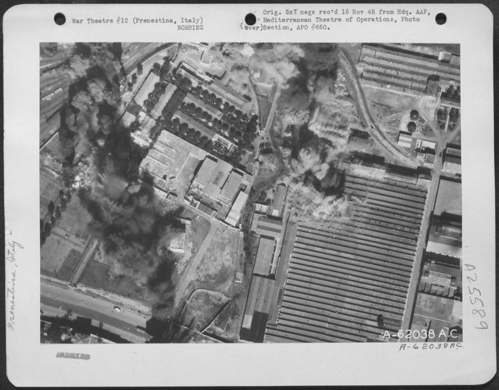 B-26 Marauders raid Prenestina Italy