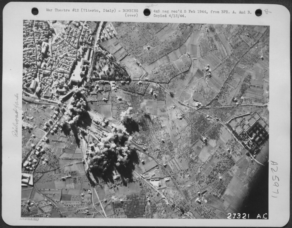 B-26 Marauders target Viterbo rail yards
