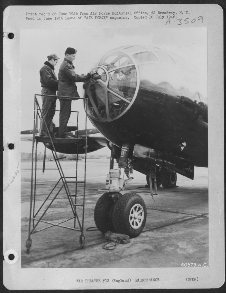 B-29 at Borham Airbase