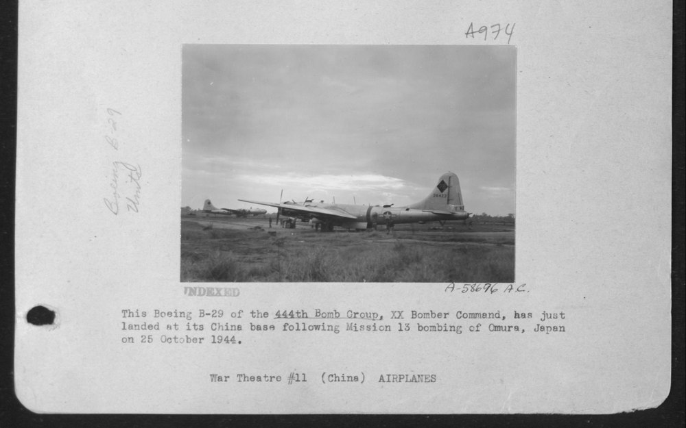 B-29 at China base