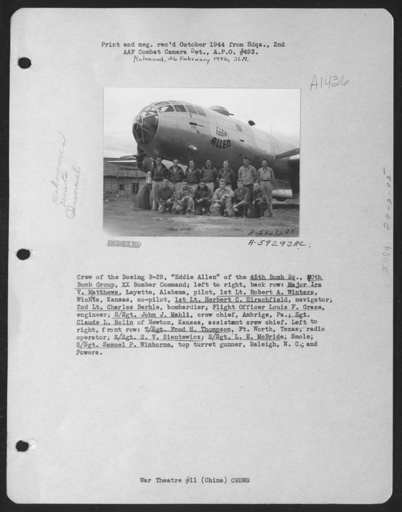 B-29 Crew of 45th Bomb Sq