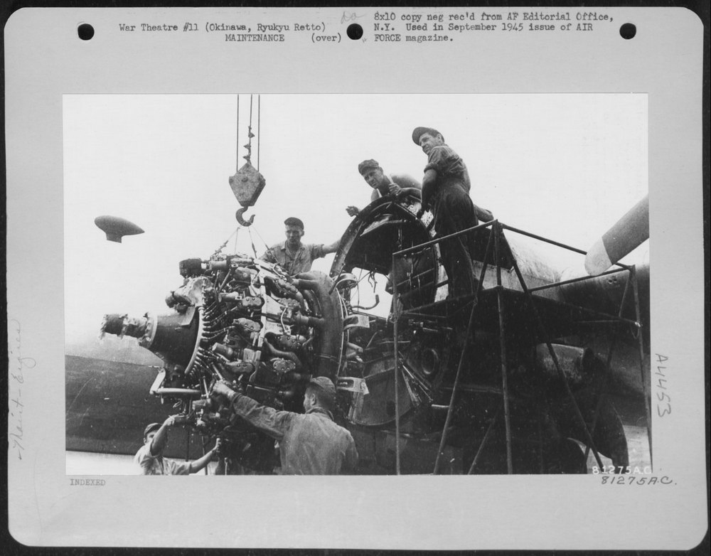 B-29 on Okinawa