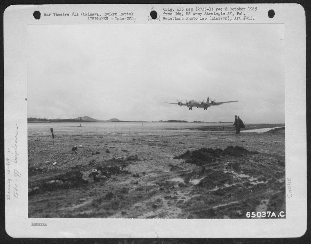 B-29 Superfortress at Kadena Airfield