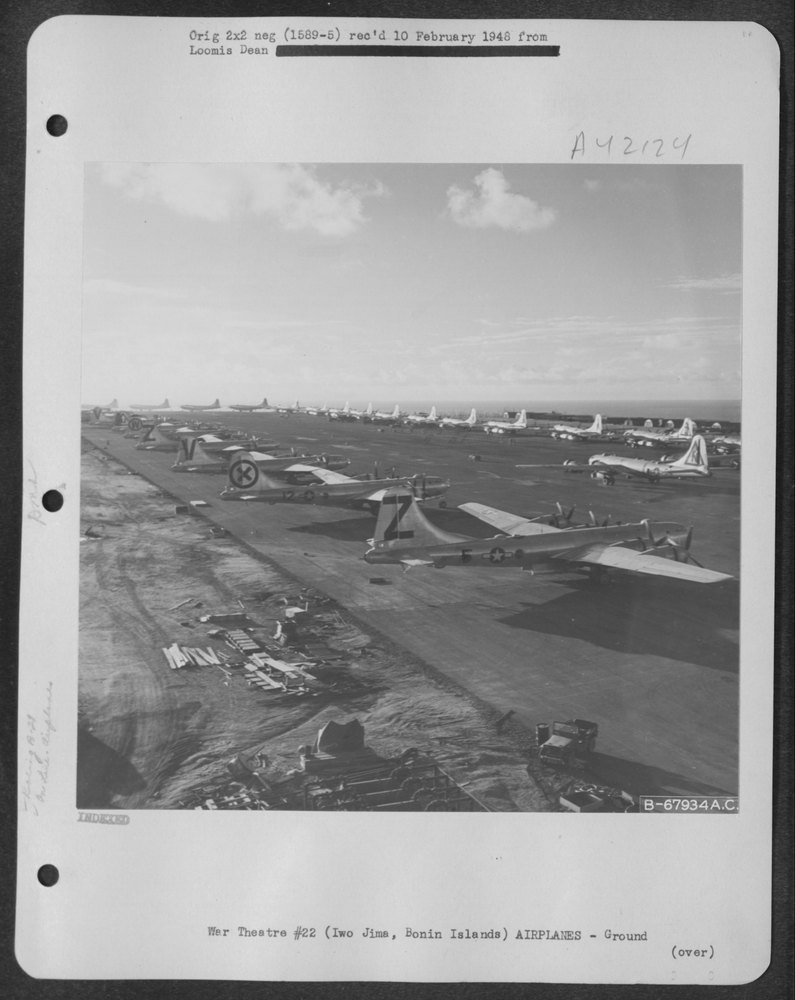 B-29 Superfortresses on Iwo Jima