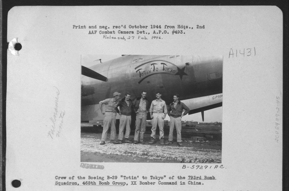 B-29 Totin' to Tokyo in China