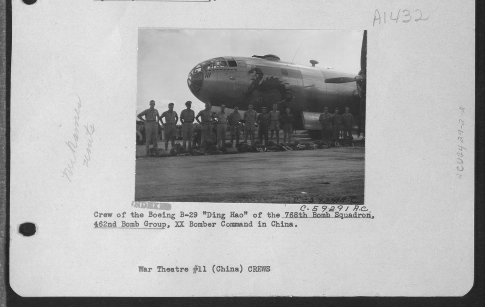 B-29 Totin' To Tokyo in China