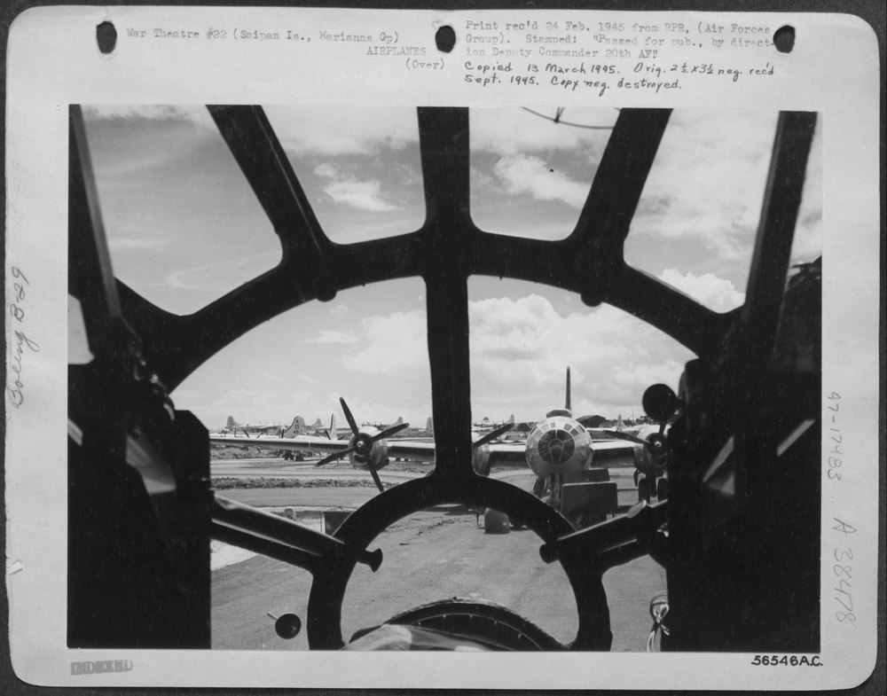 B-29s at Saipan base