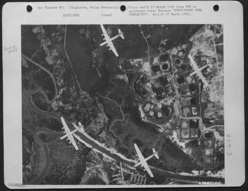 B-29s over Singapore