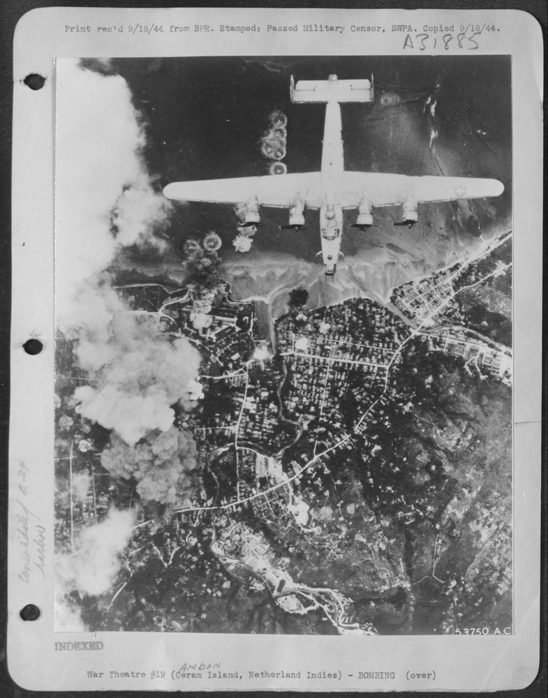 B24 Liberator over Ambon