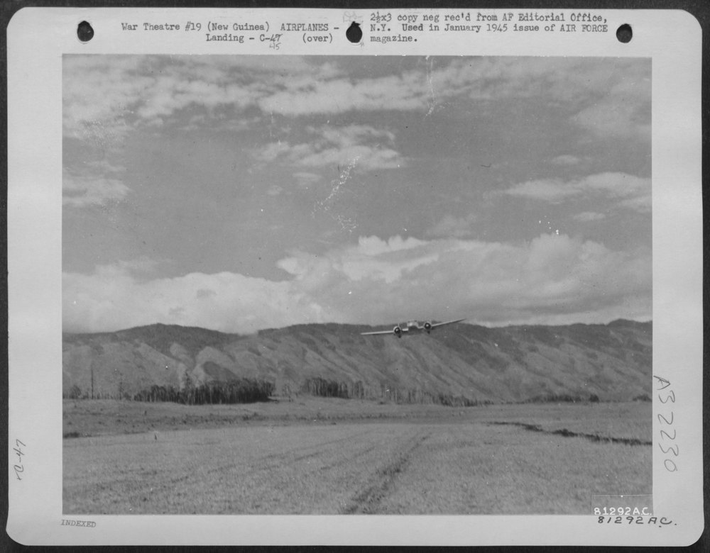Bach C-45 landing in Hidden Valley