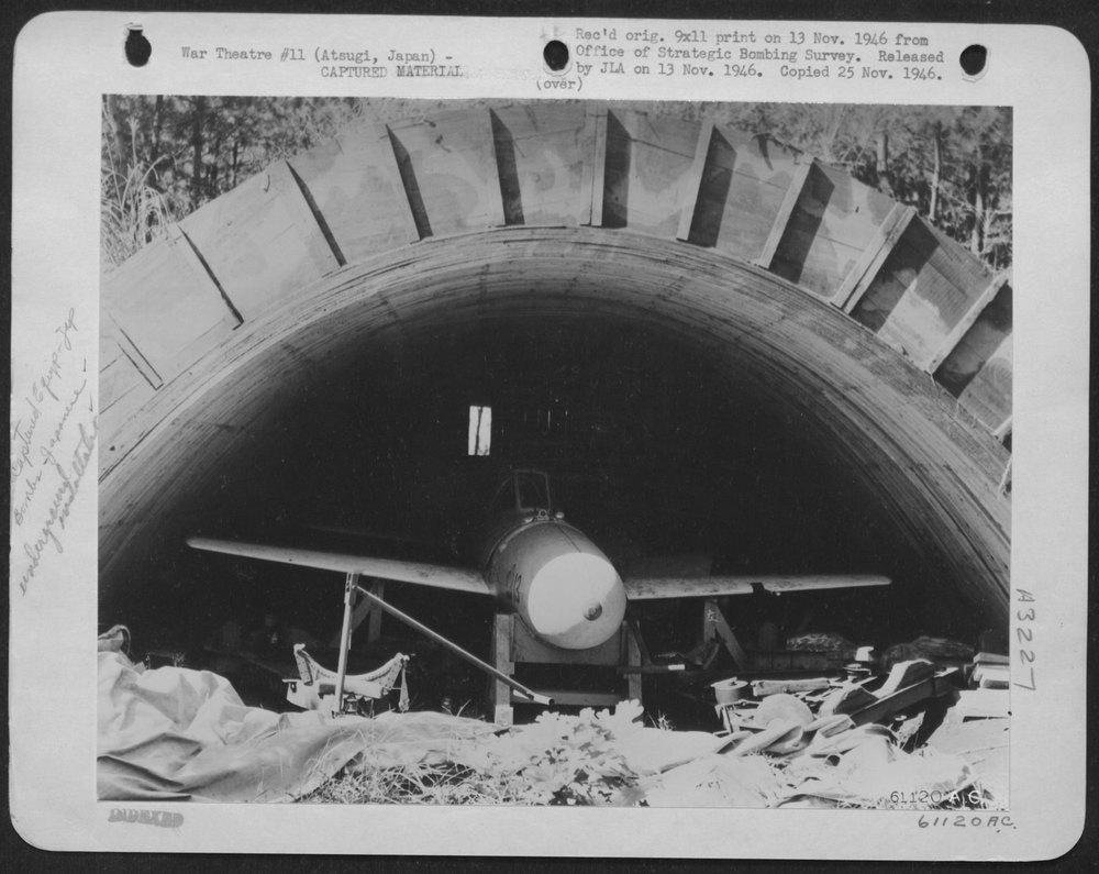 Baka Bomb near Atsugi Airdrome
