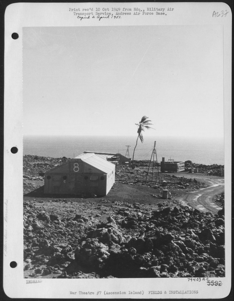 Barracks on Ascension Island