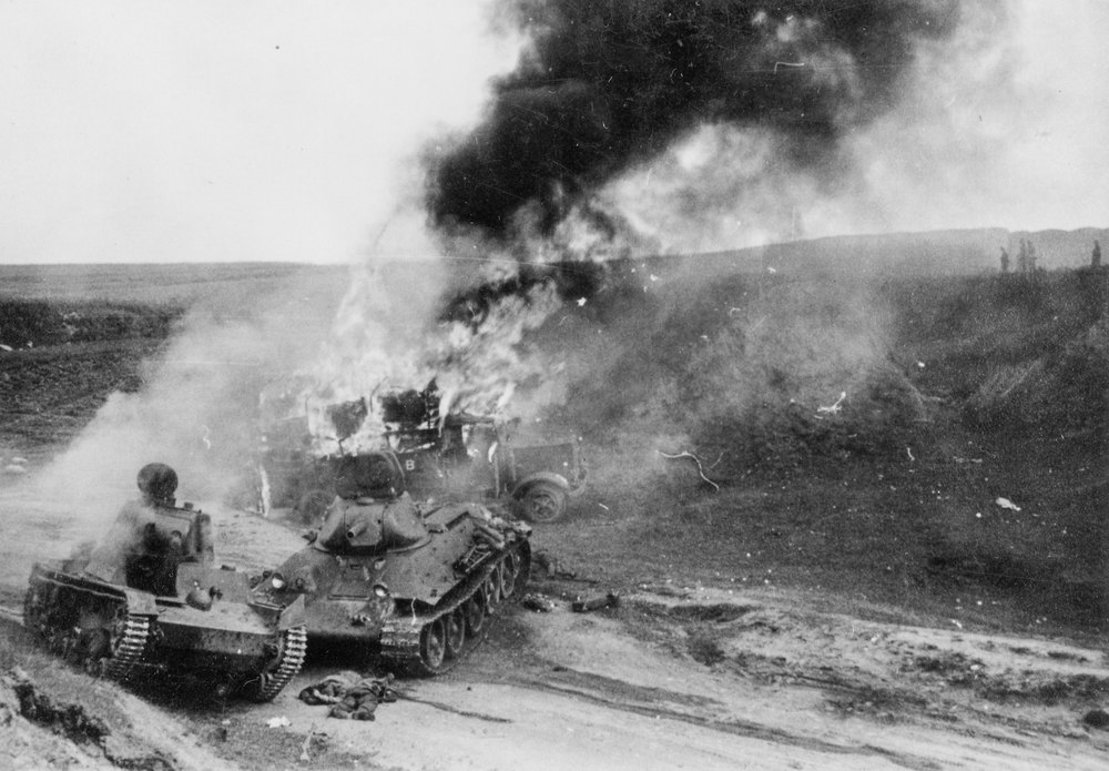 Battle against soviet tanks at Jucourica