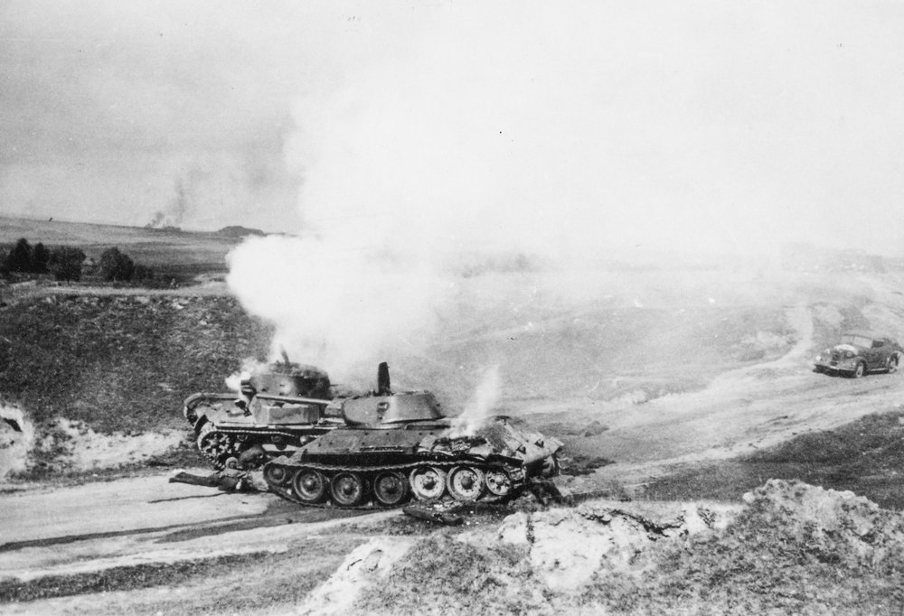 Battle against soviet tanks at Jucourica