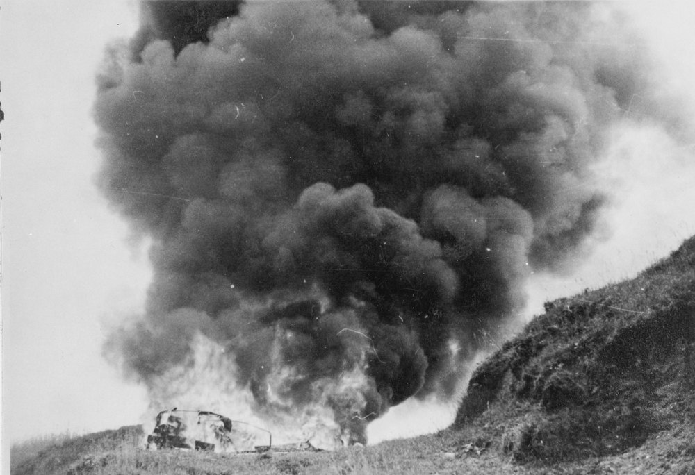 Battle against soviet tanks at Jucourica