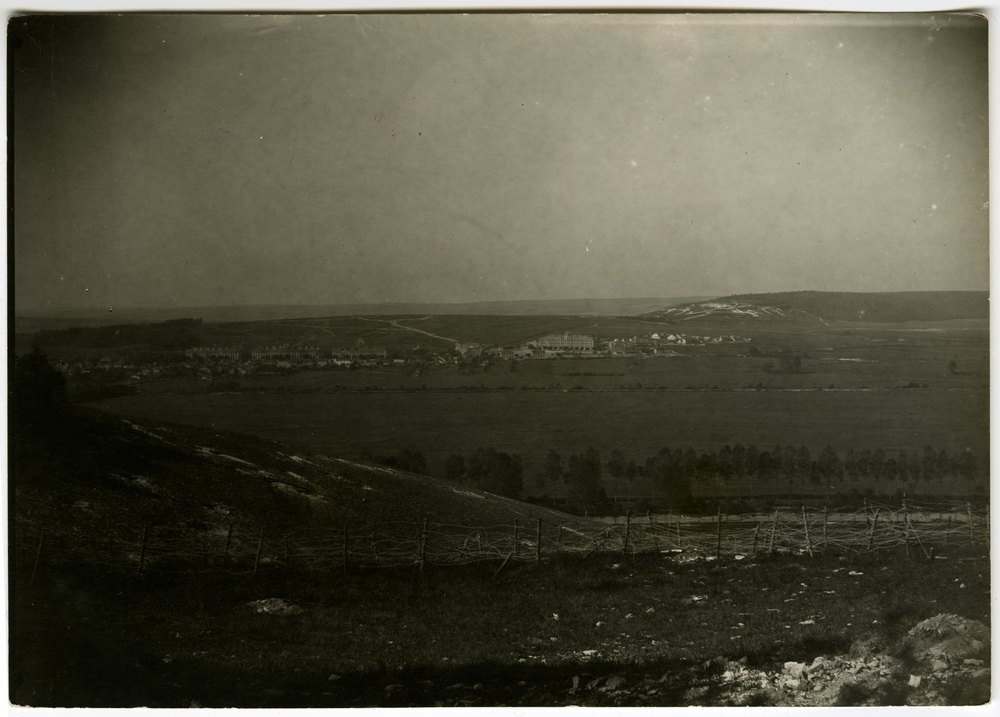 Battlefield scene near Chauvoucourt