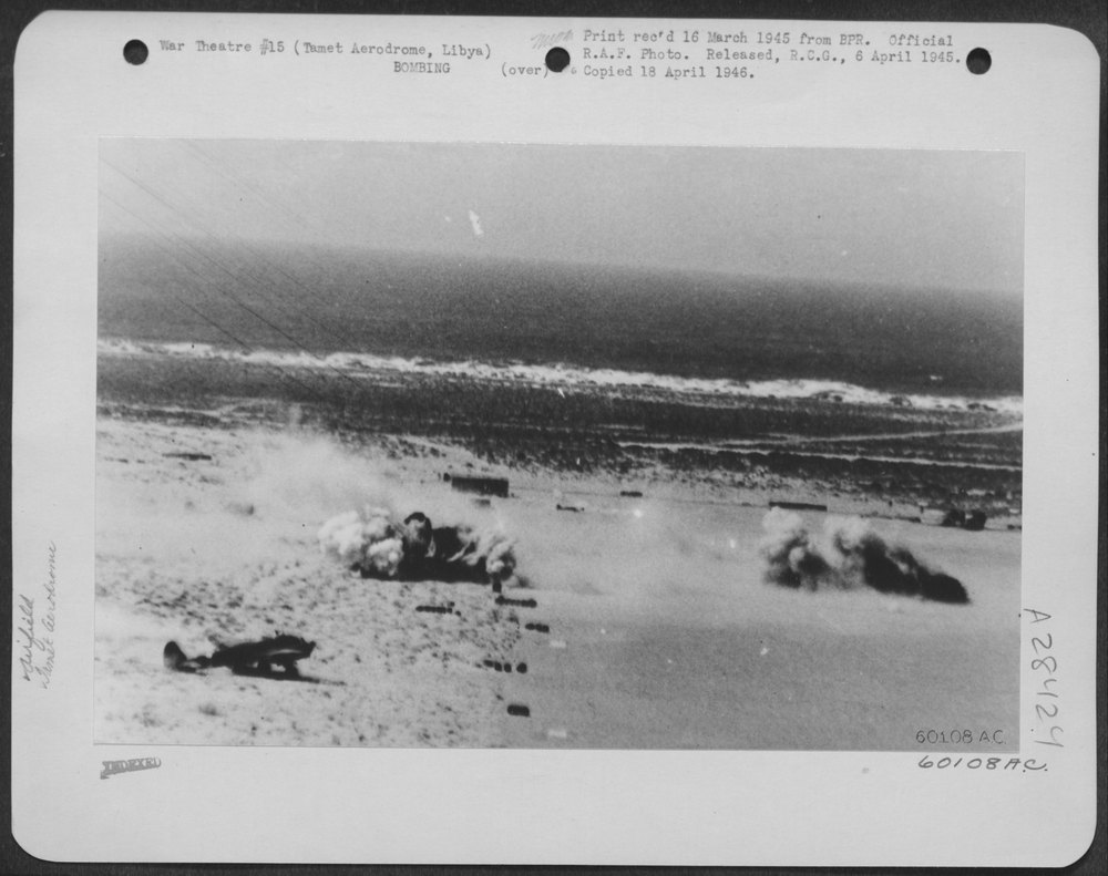 Blenheims attack Tamet Aerodrome