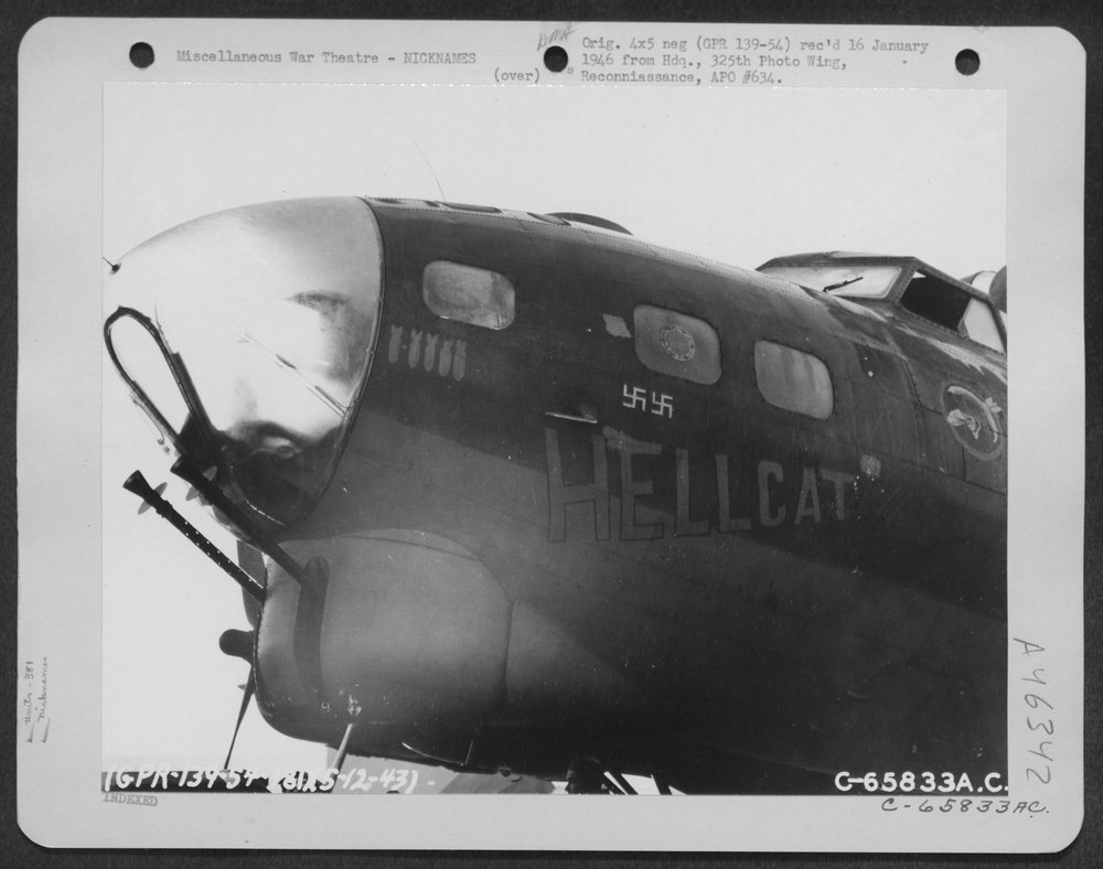 Boeing Flying Fortress near Ridgewell