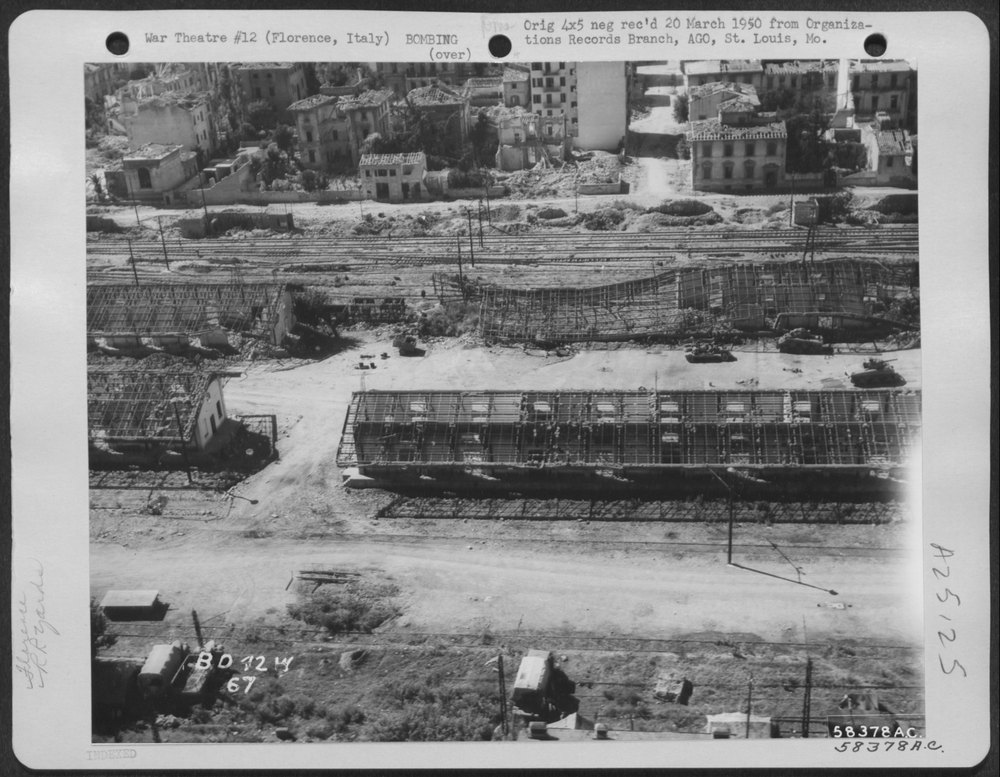 Bomb Damage At Florence