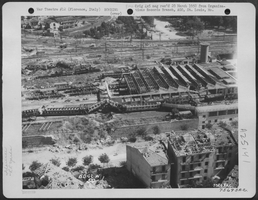 Bomb Damage At Florence