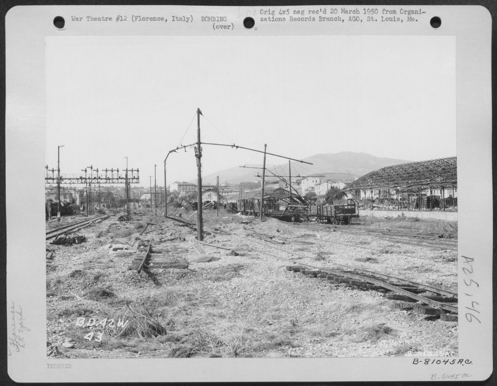 Bomb Damage At Florence