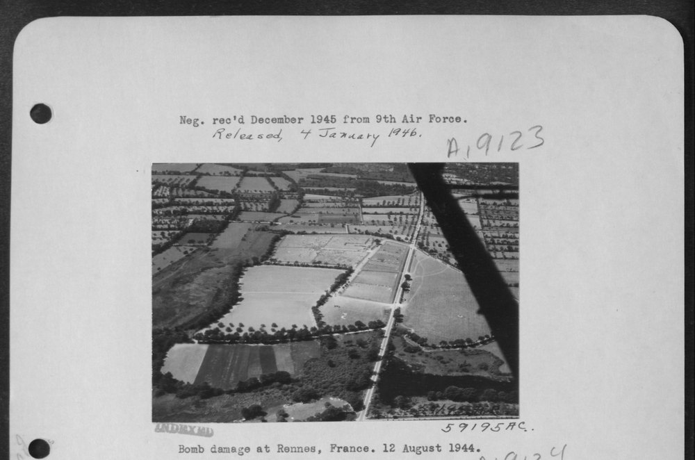 Bomb Damage At Rennes