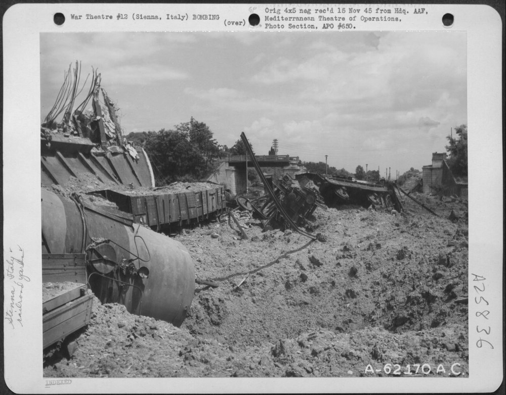 Bomb damage at Sienna