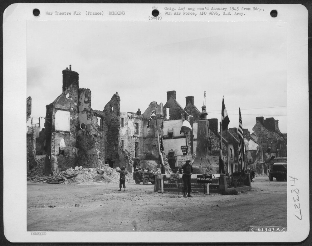 Bomb Damage In France