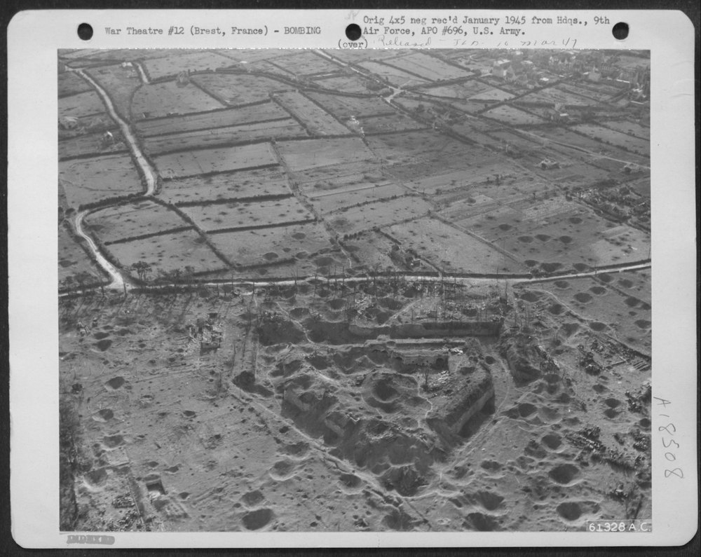Bomb Damage To Brest France