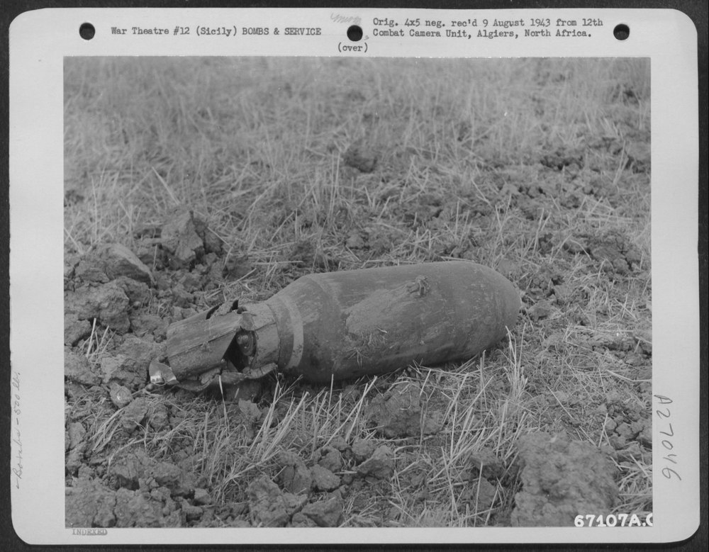 Bomb in Sicily