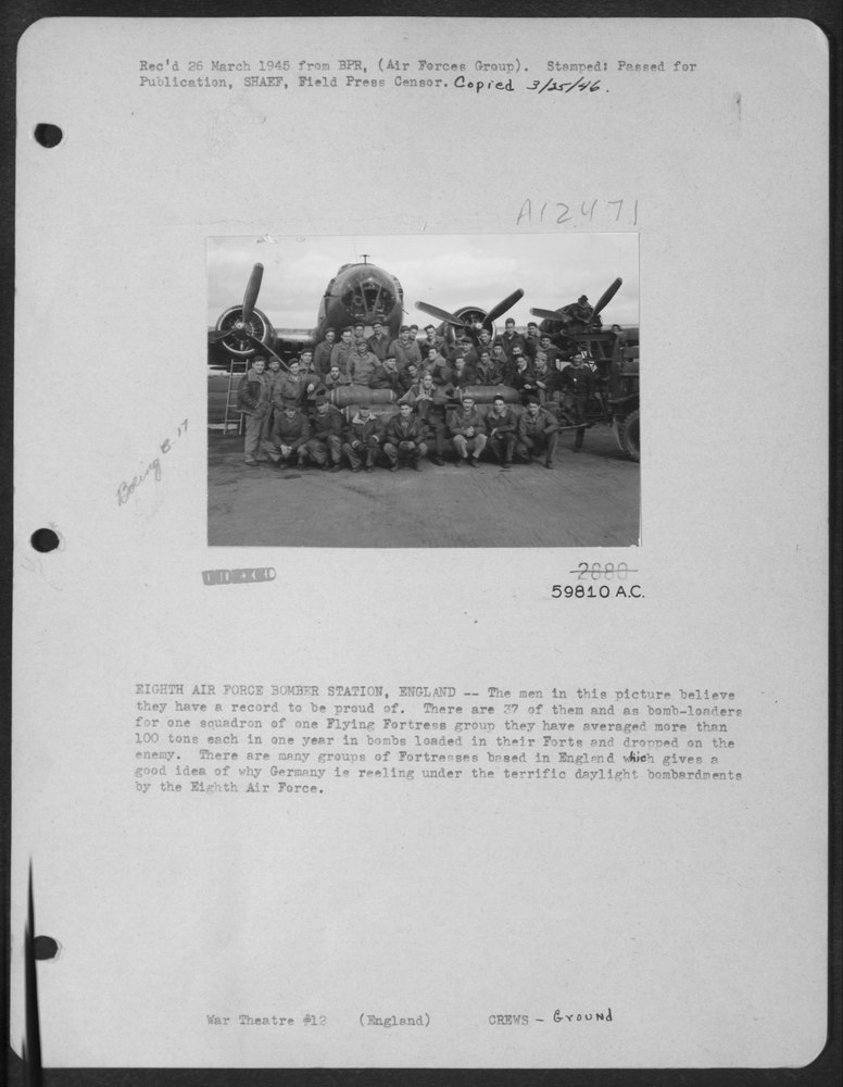 Bomb-loaders England