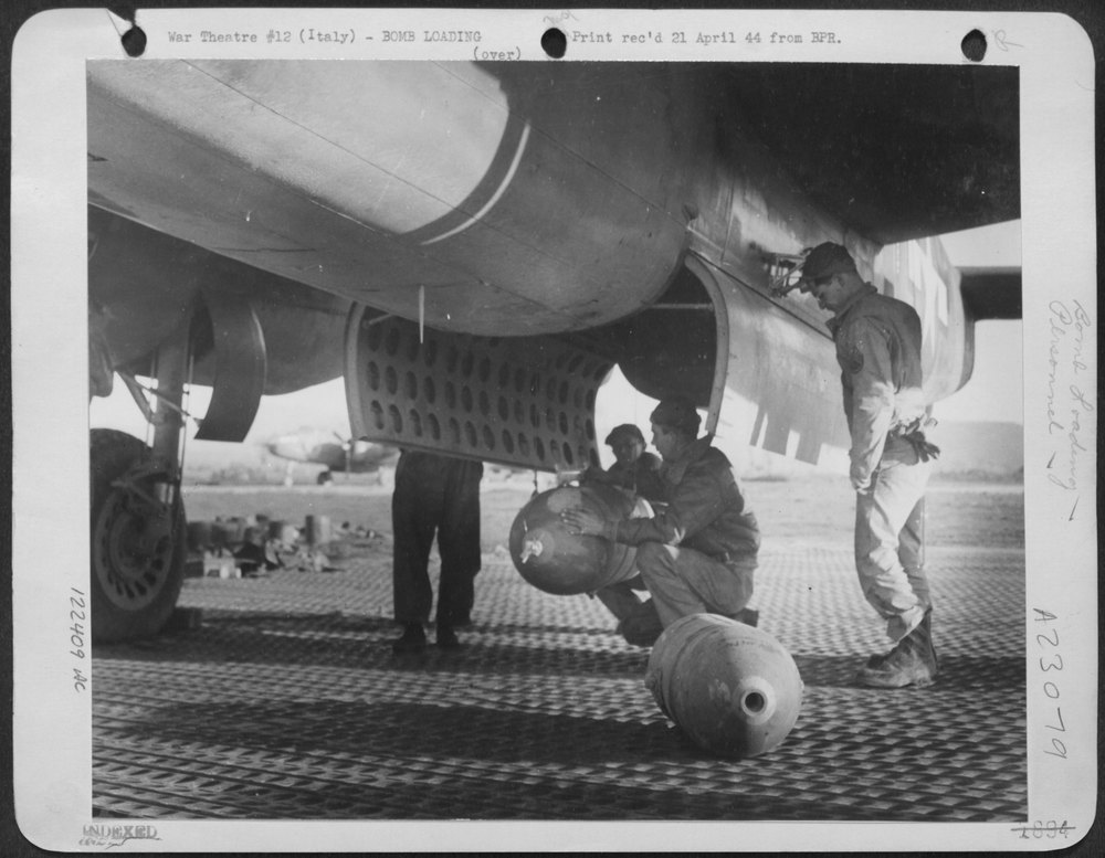 Bomb loading -- the bomb loading cannot begin until it is known what