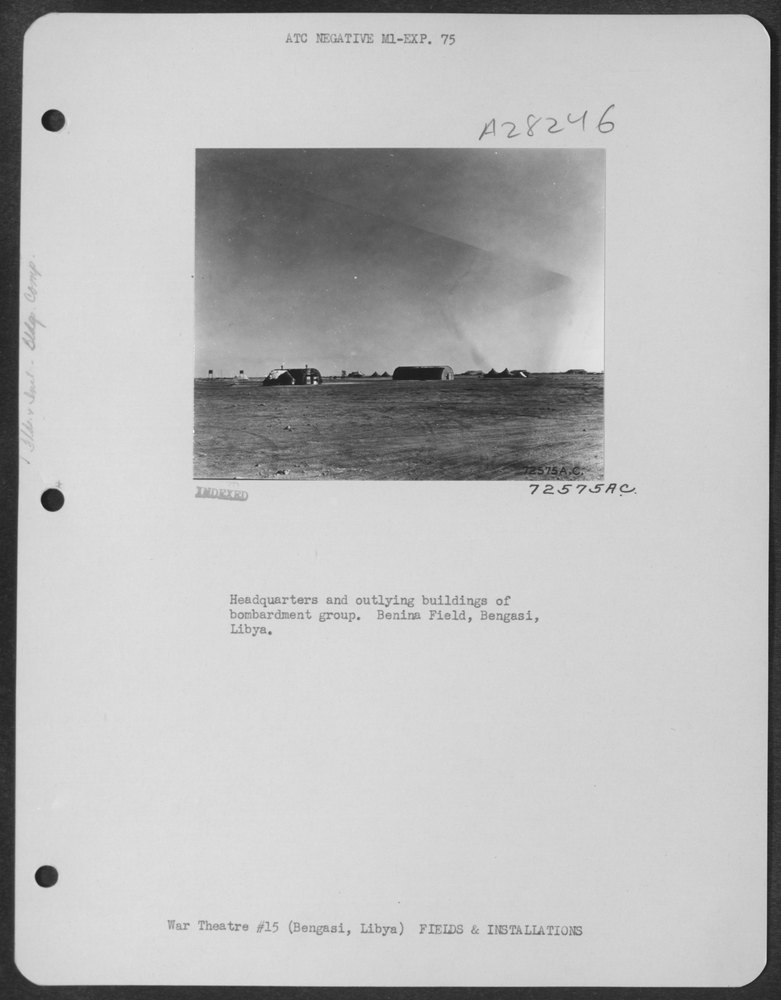 Bombardment group headquarters at Benina Field