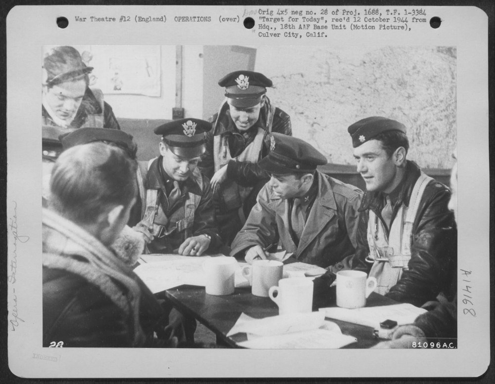 Bomber Crew Quizzed At England Airbase