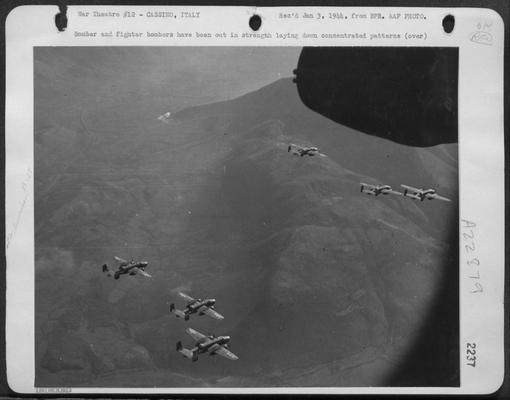 Bombers over 5th Army