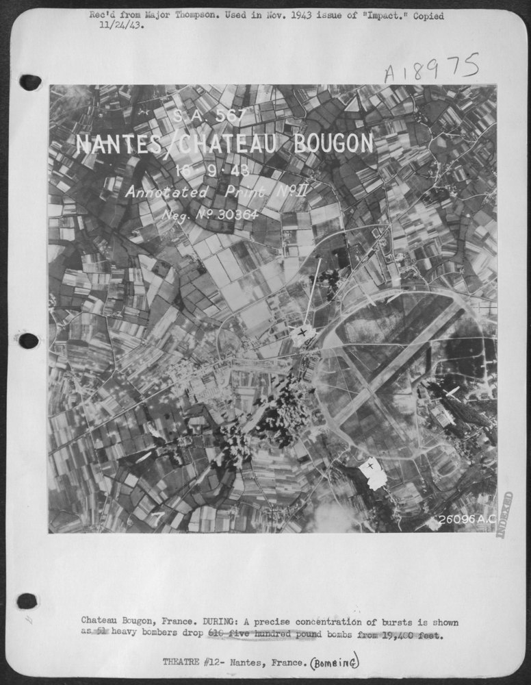 Bombers over Chateau Bougon