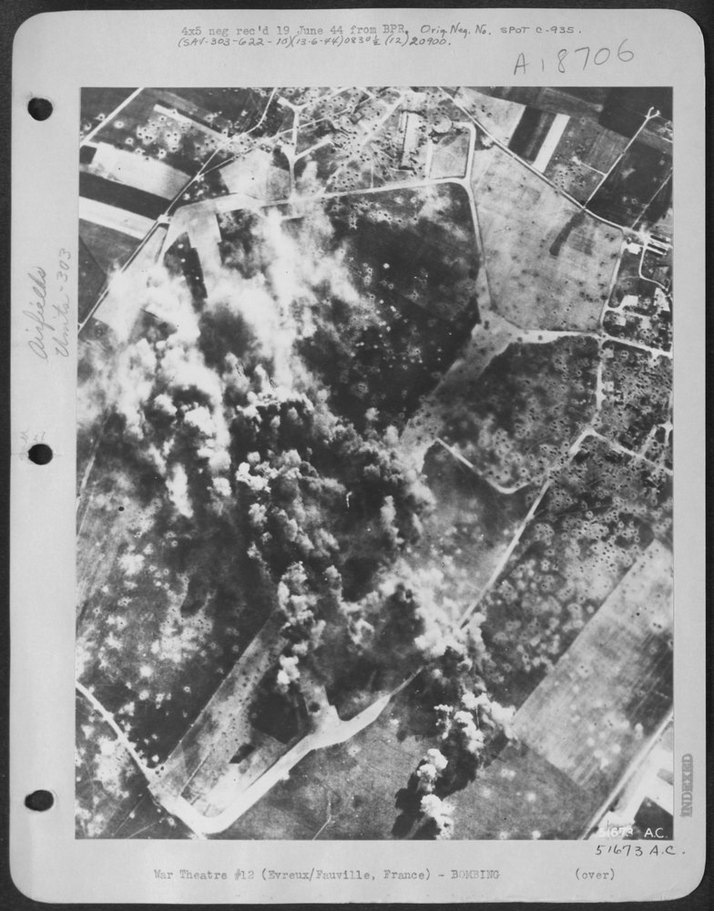 Bombers over Evreux/Fauville