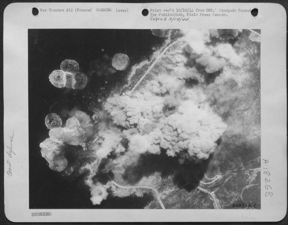 Bombing east of Frejus