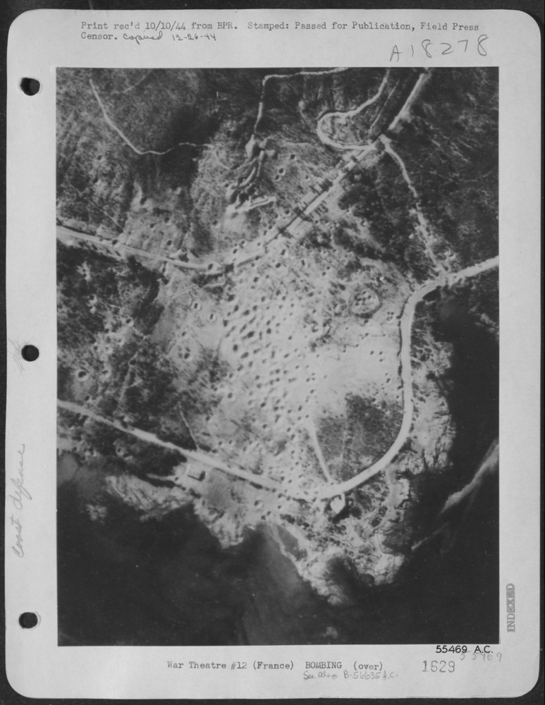 Bombing east of Frejus