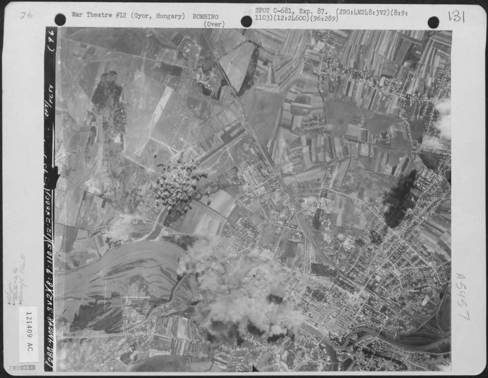 Bombing Gyor Aircraft Factory