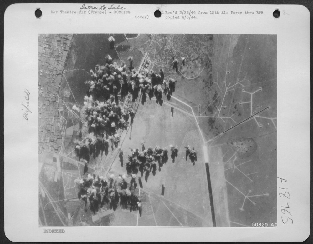 Bombing Istres Le Tube Airdrome