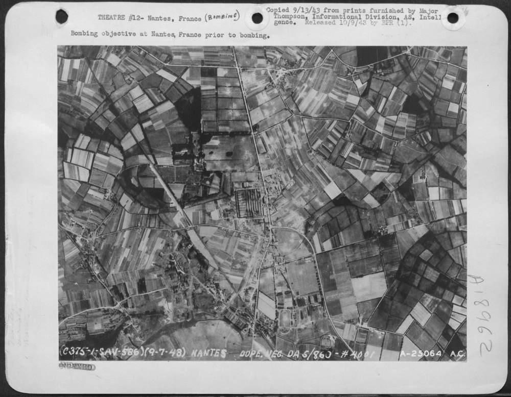 Bombing objective at Nantes
