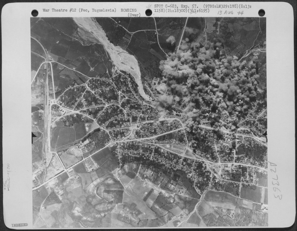 Bombing Pec Yugoslavia