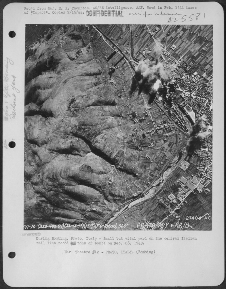 Bombing Prato rail yard