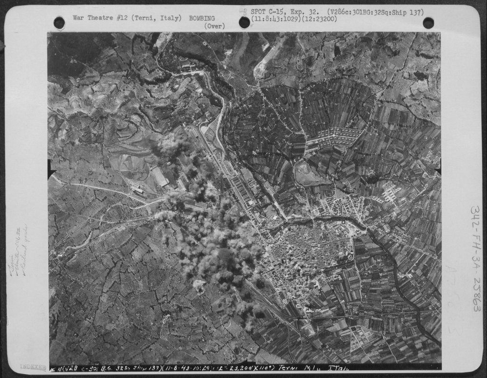 Bombing Terni marshalling yards