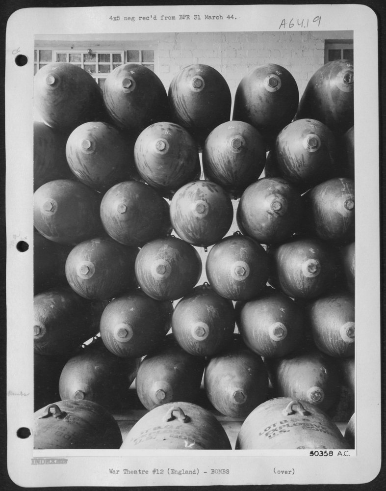 Bombs at plane